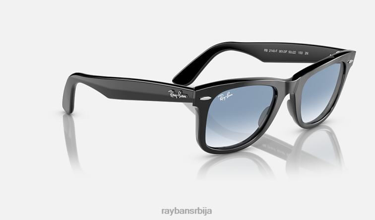 Ray-Ban оригинални ваифарер класик P0HP16 наочаре за сунце полирана црно/плава мушкарци