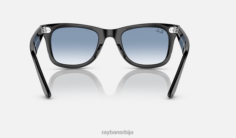 Ray-Ban оригинални ваифарер класик P0HP16 наочаре за сунце полирана црно/плава мушкарци