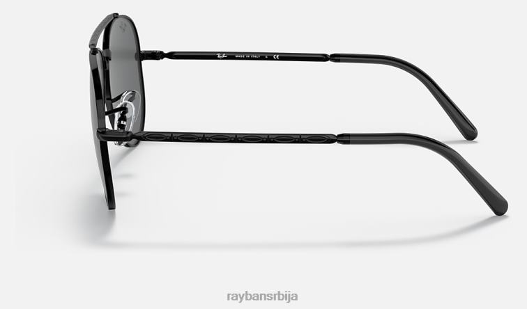 Ray-Ban нови авијатичар P0HP170 наочаре за сунце полирана црно/сива мушкарци