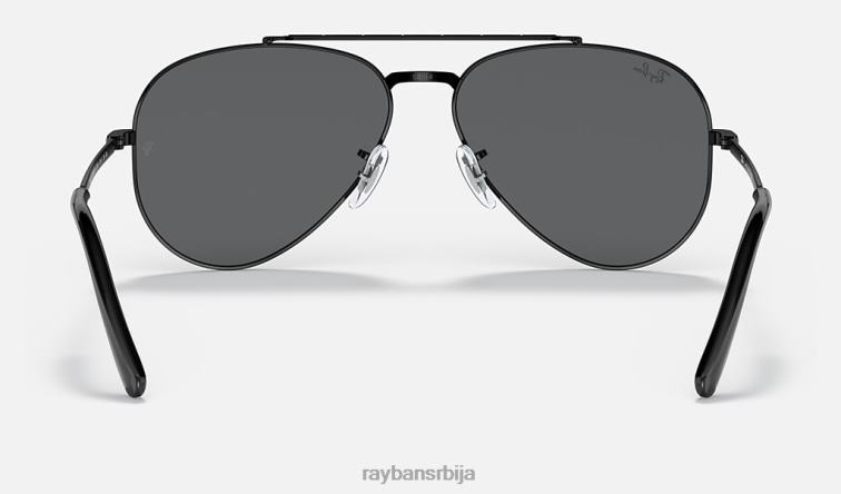 Ray-Ban нови авијатичар P0HP170 наочаре за сунце полирана црно/сива мушкарци
