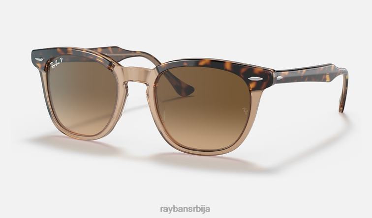 Ray-Ban соколово око P0HP172 наочаре за сунце углачана хавана на провидној браон/браон мушкарци