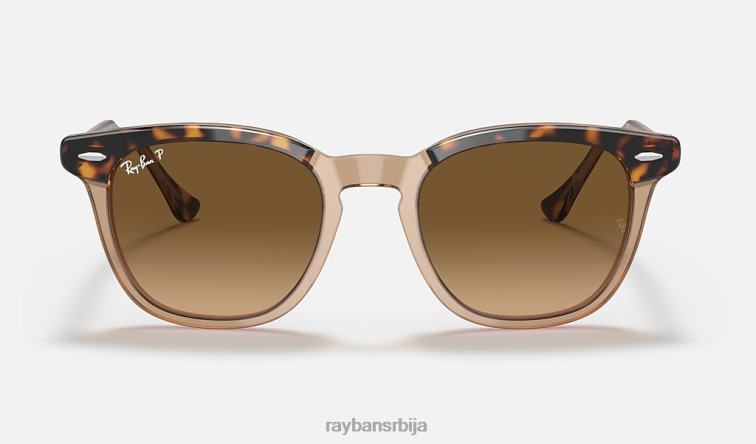 Ray-Ban соколово око P0HP172 наочаре за сунце углачана хавана на провидној браон/браон мушкарци