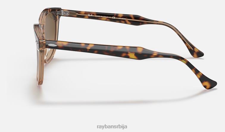 Ray-Ban соколово око P0HP172 наочаре за сунце углачана хавана на провидној браон/браон мушкарци