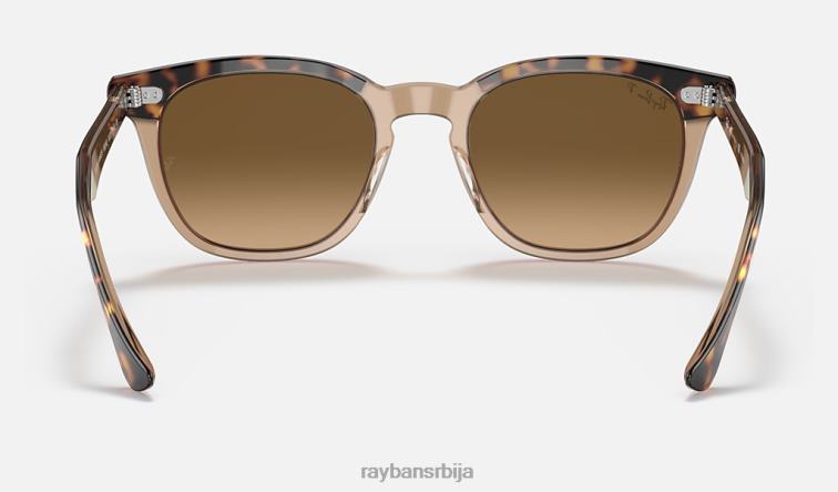 Ray-Ban соколово око P0HP172 наочаре за сунце углачана хавана на провидној браон/браон мушкарци