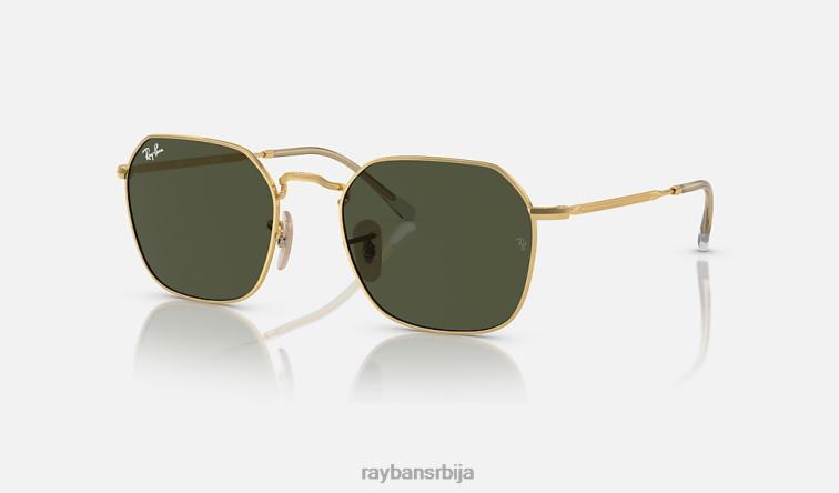 Ray-Ban јим P0HP177 наочаре за сунце полирано златно/зелено мушкарци