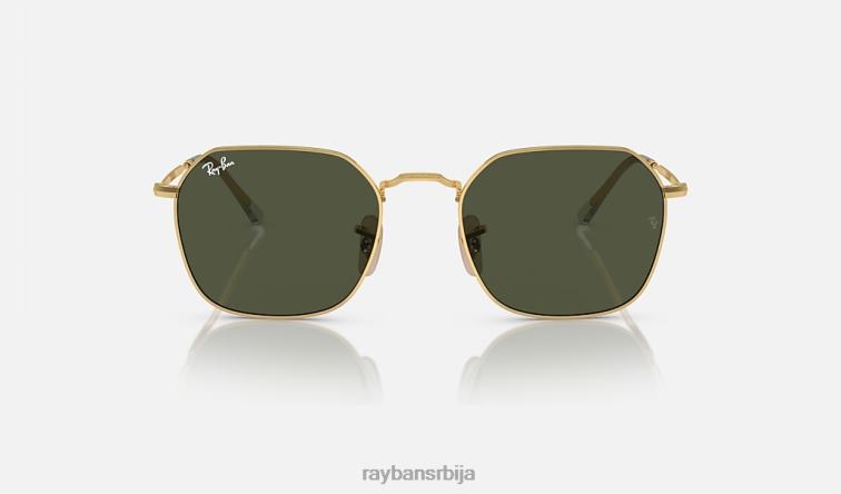 Ray-Ban јим P0HP177 наочаре за сунце полирано златно/зелено мушкарци