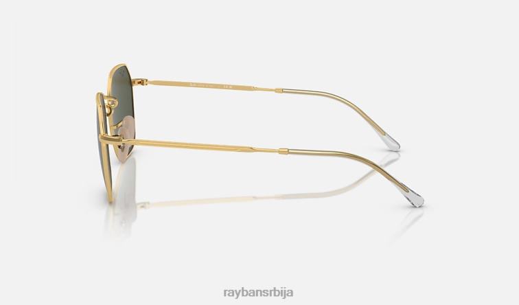 Ray-Ban јим P0HP177 наочаре за сунце полирано златно/зелено мушкарци