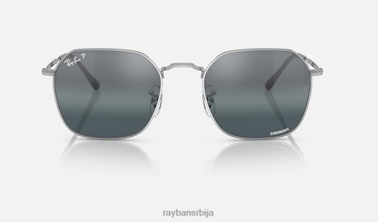 Ray-Ban јим P0HP179 наочаре за сунце полирано сребро/сребро/плаво мушкарци