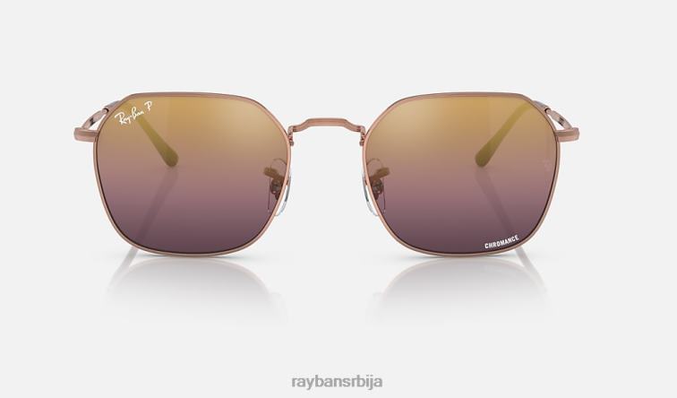 Ray-Ban јим P0HP180 наочаре за сунце полирано ружичасто злато/злато/црвено мушкарци