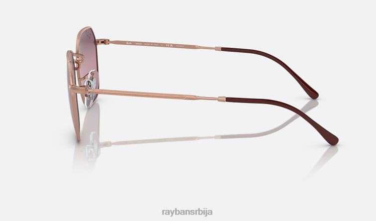 Ray-Ban јим P0HP180 наочаре за сунце полирано ружичасто злато/злато/црвено мушкарци