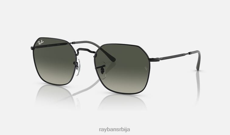 Ray-Ban јим P0HP181 наочаре за сунце полирана црно/сива мушкарци