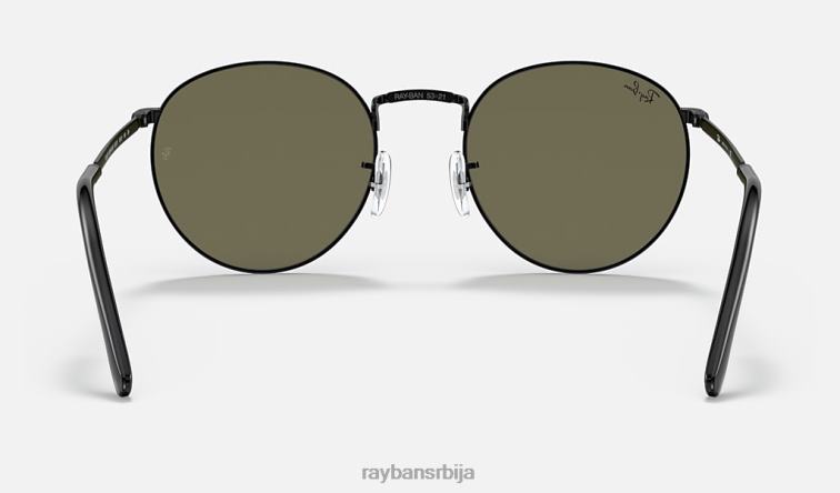 Ray-Ban нова рунда P0HP197 наочаре за сунце полирана црно/плава мушкарци