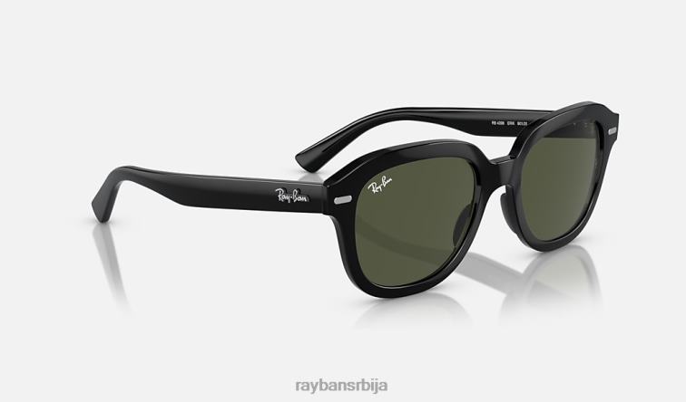 Ray-Ban ерик P0HP203 наочаре за сунце полирана црно/зелена мушкарци