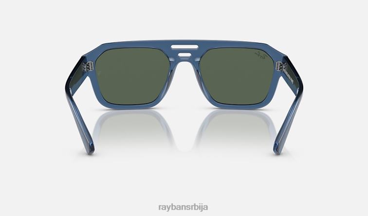 Ray-Ban цорриган био-басед лимитед P0HP209 наочаре за сунце полирана провидна тамноплава/тамно зелена мушкарци