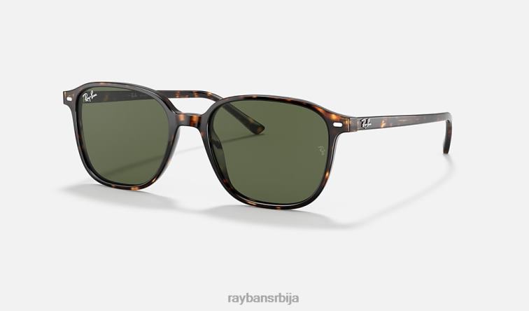 Ray-Ban леонард P0HP210 наочаре за сунце полирана корњача/зелена мушкарци