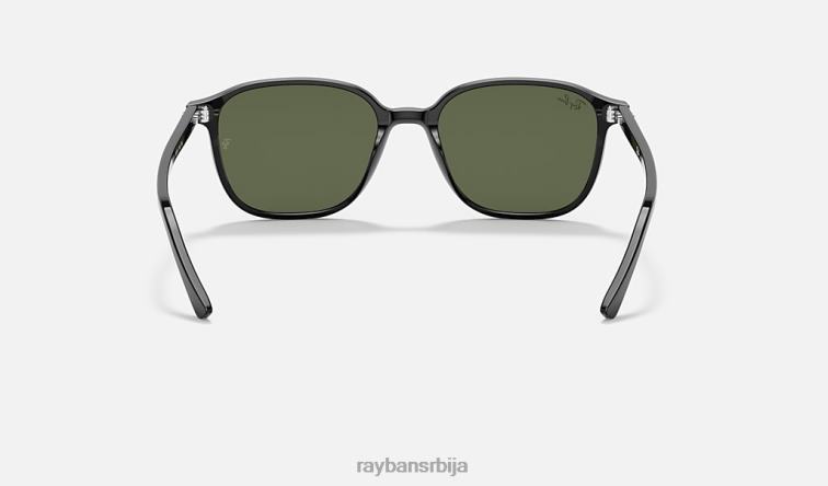 Ray-Ban леонард P0HP211 наочаре за сунце полирана црно/зелена мушкарци