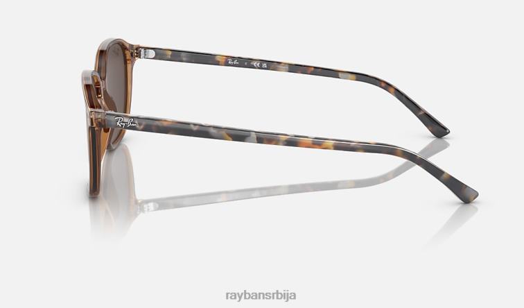 Ray-Ban леонард P0HP217 наочаре за сунце полирани провидно браон/светло браон мушкарци