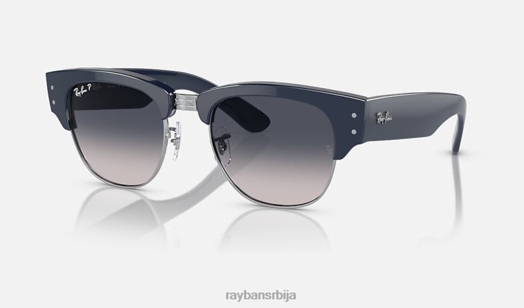 Ray-Ban мега цлубмастер P0HP22 наочаре за сунце полирано плаво на сребрно/плаво мушкарци