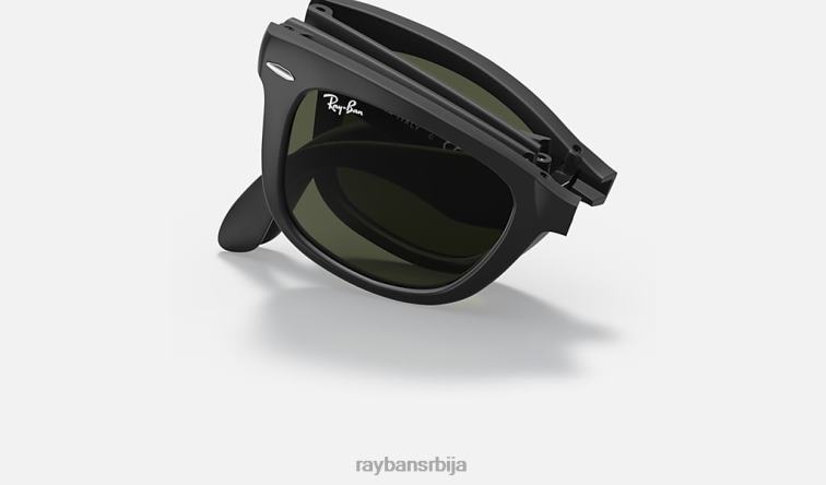 Ray-Ban ваифарер фолдинг цлассиц P0HP222 наочаре за сунце мат црна/зелена мушкарци