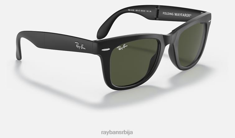 Ray-Ban ваифарер фолдинг цлассиц P0HP222 наочаре за сунце мат црна/зелена мушкарци