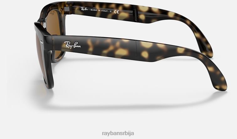 Ray-Ban ваифарер фолдинг цлассиц P0HP224 наочаре за сунце полирано светло хавана/браон мушкарци