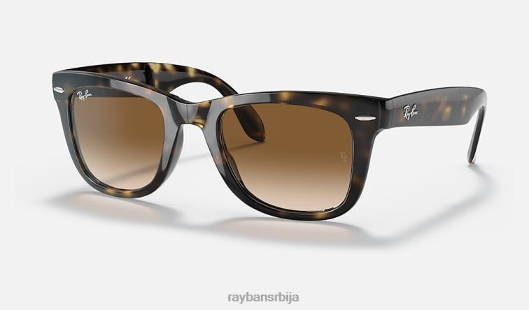 Ray-Ban ваифарер фолдинг цлассиц P0HP225 наочаре за сунце углачан светло хавана/светло браон мушкарци
