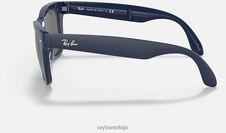 Ray-Ban ваифарер фолдинг цлассиц P0HP226 наочаре за сунце полирана плава/тамно сива мушкарци