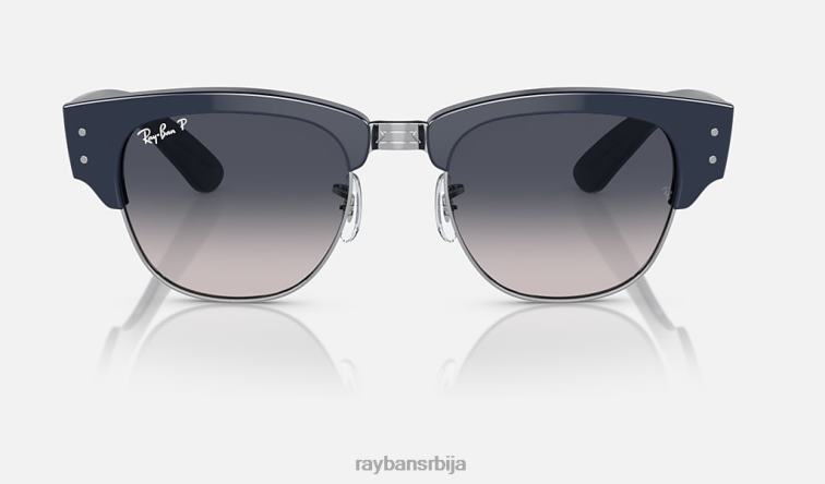 Ray-Ban мега цлубмастер P0HP22 наочаре за сунце полирано плаво на сребрно/плаво мушкарци