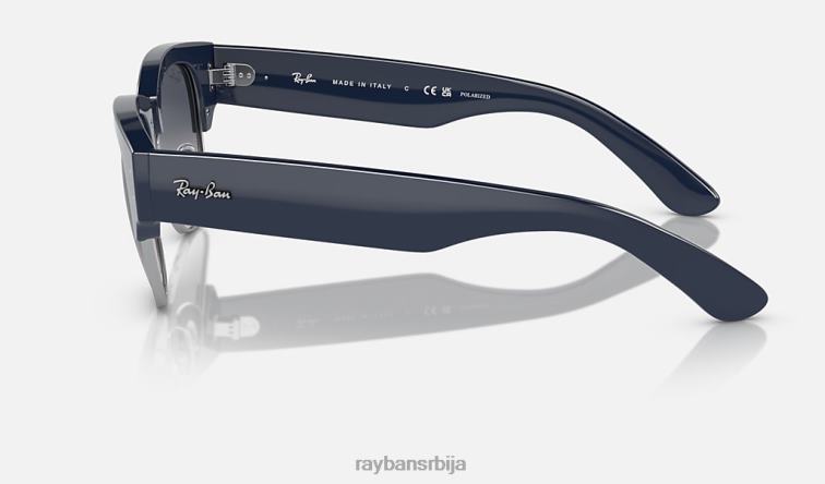 Ray-Ban мега цлубмастер P0HP22 наочаре за сунце полирано плаво на сребрно/плаво мушкарци