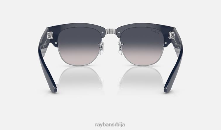 Ray-Ban мега цлубмастер P0HP22 наочаре за сунце полирано плаво на сребрно/плаво мушкарци