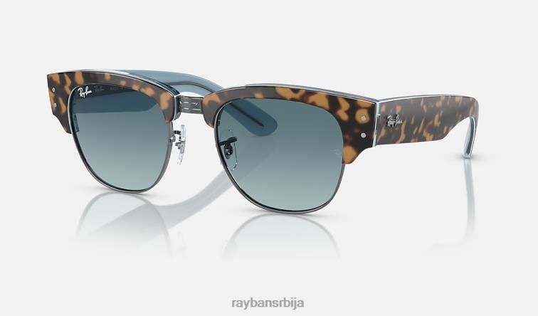 Ray-Ban мега цлубмастер P0HP23 наочаре за сунце углачана хавана на плавом на гунметал/плавом мушкарци