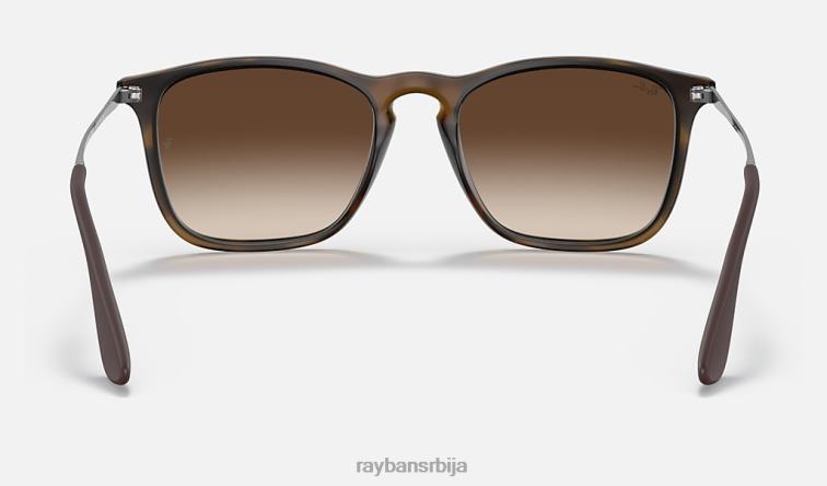 Ray-Ban цхрис P0HP230 наочаре за сунце мат хавана/браон мушкарци
