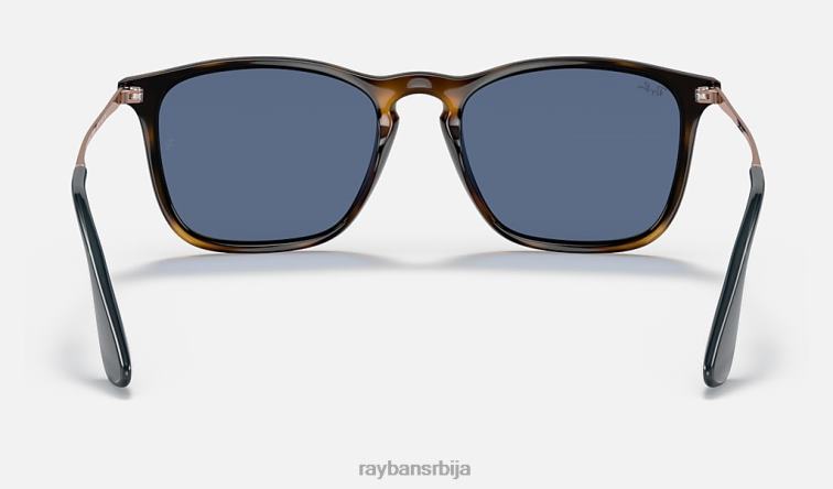 Ray-Ban цхрис P0HP232 наочаре за сунце углачана хавана/плава мушкарци