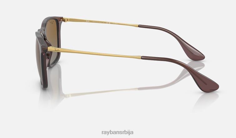 Ray-Ban цхрис P0HP234 наочаре за сунце полирани провидни браон/браон мушкарци