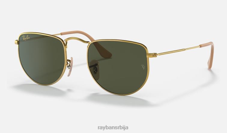 Ray-Ban елон P0HP236 наочаре за сунце полирано златно/зелено мушкарци