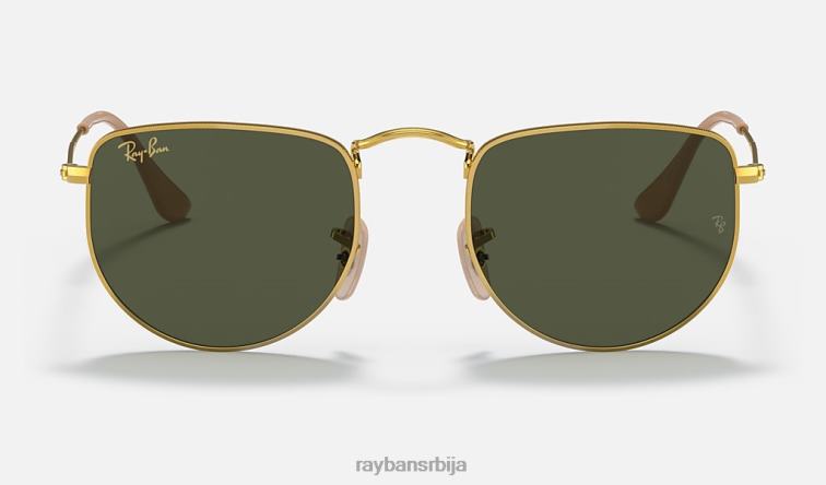 Ray-Ban елон P0HP236 наочаре за сунце полирано златно/зелено мушкарци