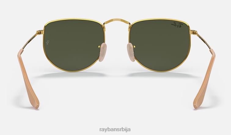 Ray-Ban елон P0HP236 наочаре за сунце полирано златно/зелено мушкарци