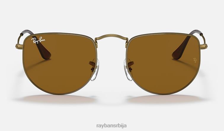 Ray-Ban елон P0HP239 наочаре за сунце мат антикно злато/браон мушкарци
