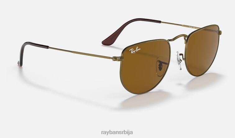 Ray-Ban елон P0HP239 наочаре за сунце мат антикно злато/браон мушкарци