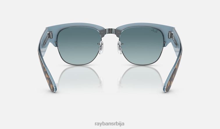 Ray-Ban мега цлубмастер P0HP23 наочаре за сунце углачана хавана на плавом на гунметал/плавом мушкарци