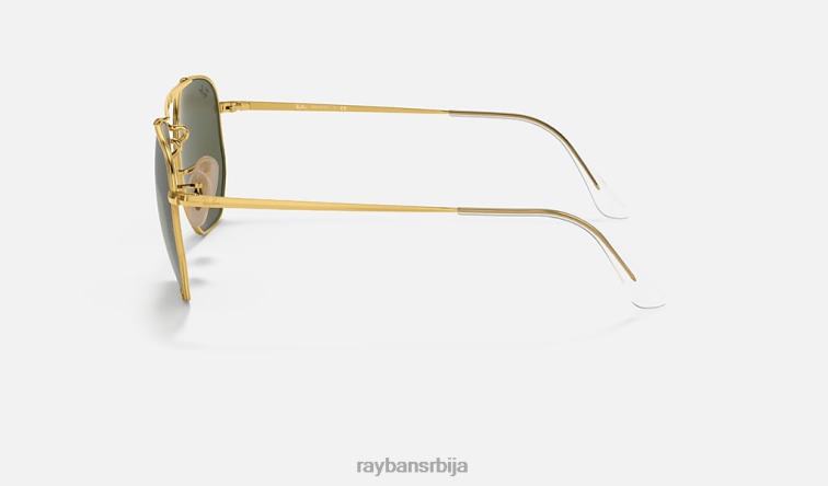 Ray-Ban маршал P0HP242 наочаре за сунце полирано златно/зелено мушкарци