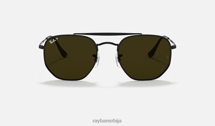 Ray-Ban маршал P0HP245 наочаре за сунце полирана црно/зелена мушкарци
