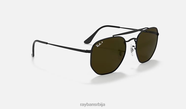 Ray-Ban маршал P0HP245 наочаре за сунце полирана црно/зелена мушкарци