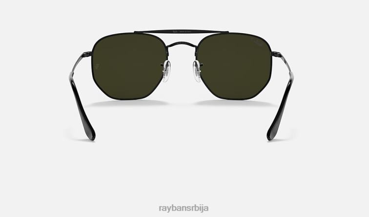Ray-Ban маршал P0HP245 наочаре за сунце полирана црно/зелена мушкарци