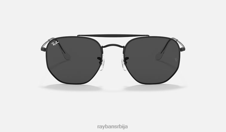Ray-Ban маршал P0HP246 наочаре за сунце полирана црна/тамно сива мушкарци