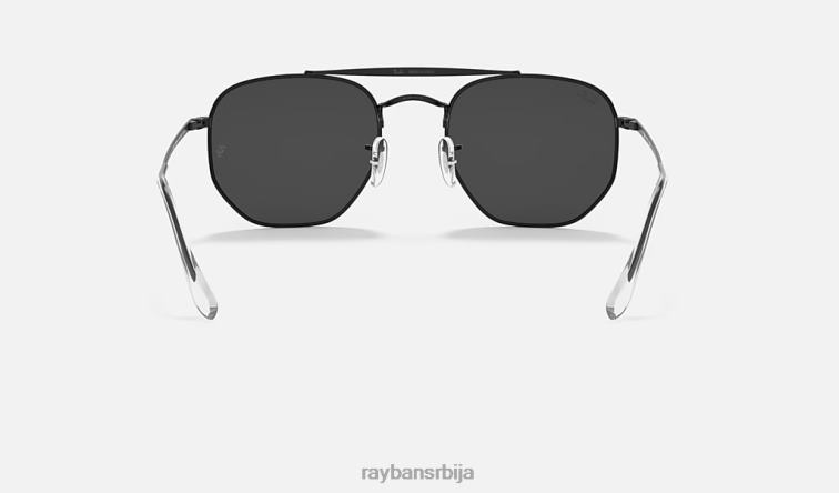 Ray-Ban маршал P0HP246 наочаре за сунце полирана црна/тамно сива мушкарци