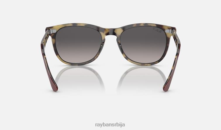 Ray-Ban око соколово P0HP251 наочаре за сунце полирани бордо на жутој хавана/сивој мушкарци