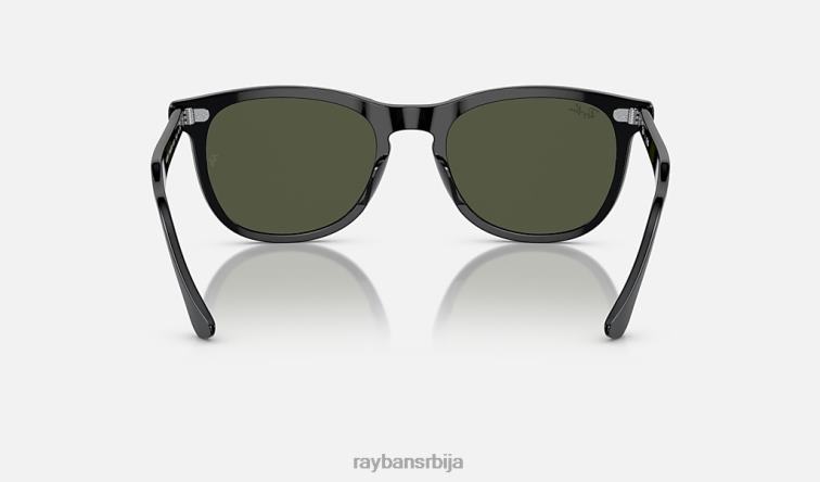 Ray-Ban око соколово P0HP253 наочаре за сунце полирана црно/зелена мушкарци