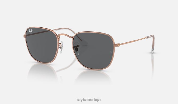 Ray-Ban искрен P0HP255 наочаре за сунце полирано ружичасто злато/тамно сива мушкарци