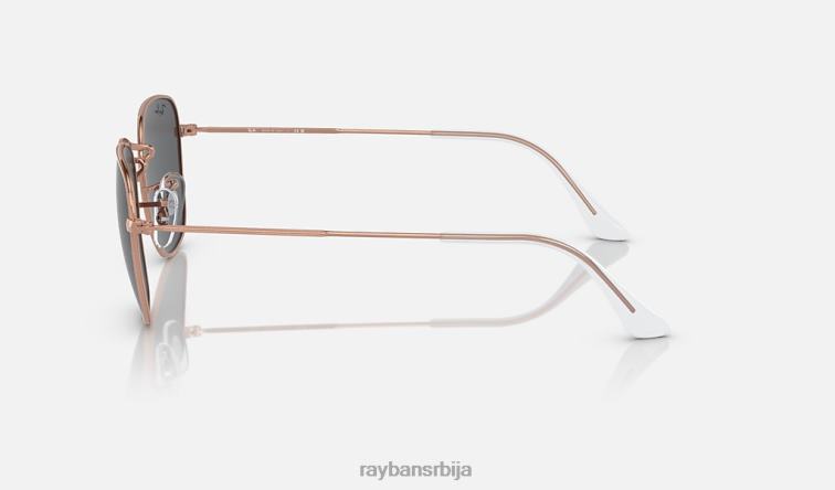 Ray-Ban искрен P0HP255 наочаре за сунце полирано ружичасто злато/тамно сива мушкарци